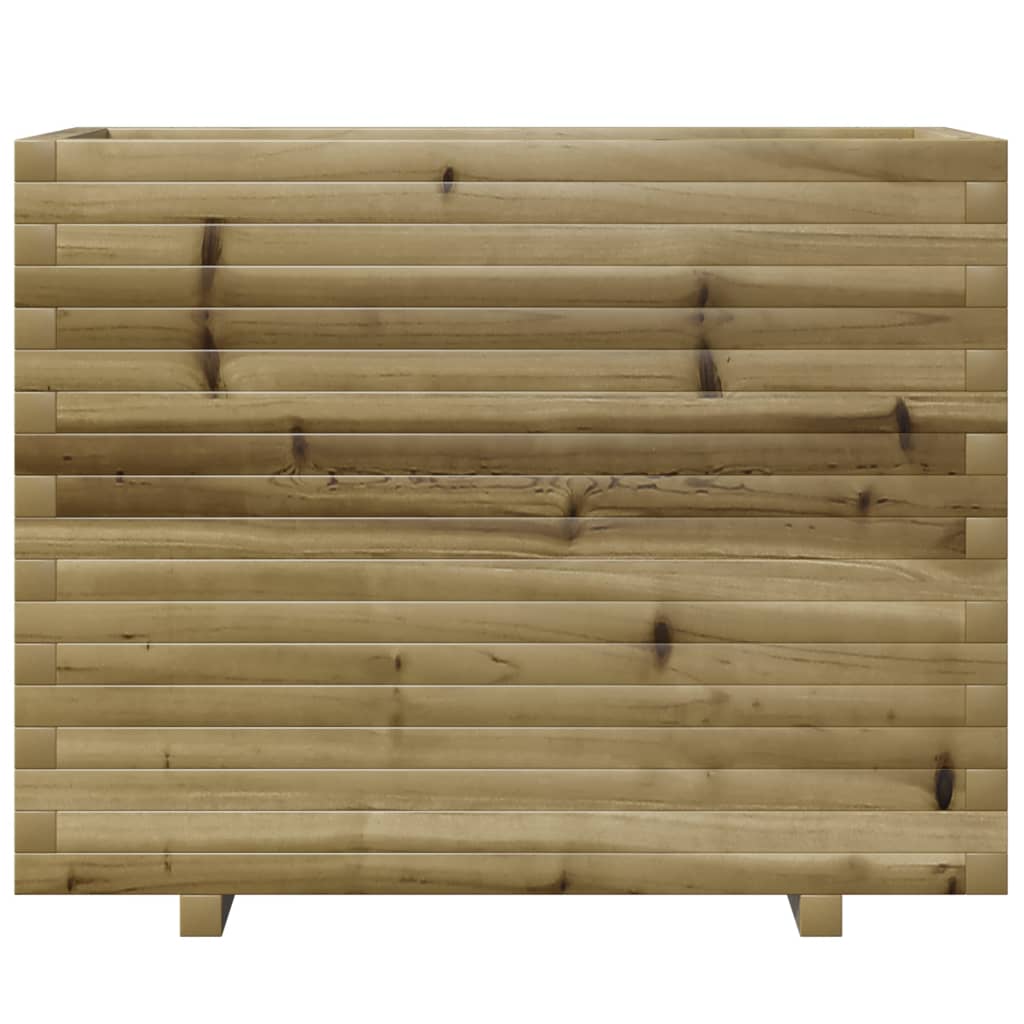 Vassoio per fioriera aiuola rialzata piante fiori terrazza giardino 90 x 40 x 72,5 cm legno di pino impregnato marrone 02_0037997