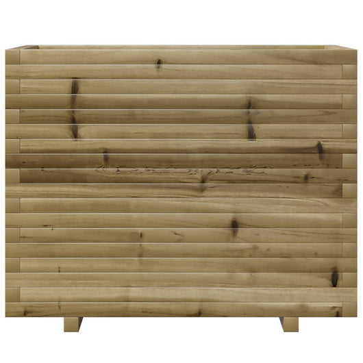 Vassoio per fioriera aiuola rialzata piante fiori terrazza giardino 90 x 40 x 72,5 cm legno di pino impregnato marrone 02_0037997