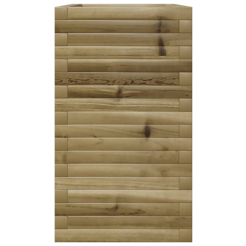 Vassoio per fioriera aiuola rialzata piante fiori terrazza giardino 90 x 40 x 72,5 cm legno di pino impregnato marrone 02_0037997