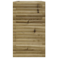 Vassoio per fioriera aiuola rialzata piante fiori terrazza giardino 90 x 40 x 72,5 cm legno di pino impregnato marrone 02_0037997