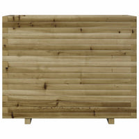 Vassoio per fioriera aiuola rialzata piante fiori terrazza giardino 90 x 60 x 72,5 cm legno di pino impregnato marrone 02_0038039