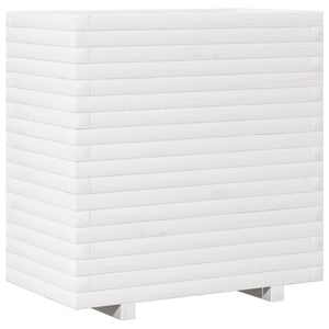 Vassoio per fioriera aiuola rialzata piante fiori terrazza giardino 70 x 40 x 72 cm legno massello di pino bianco 02_0037799