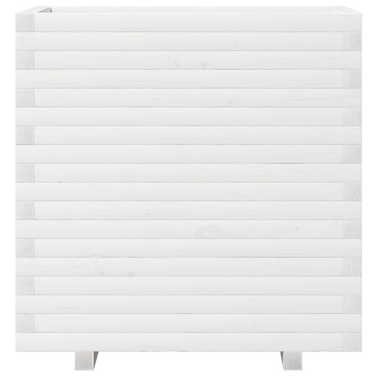 Vassoio per fioriera aiuola rialzata piante fiori terrazza giardino 70 x 40 x 72 cm legno massello di pino bianco 02_0037799