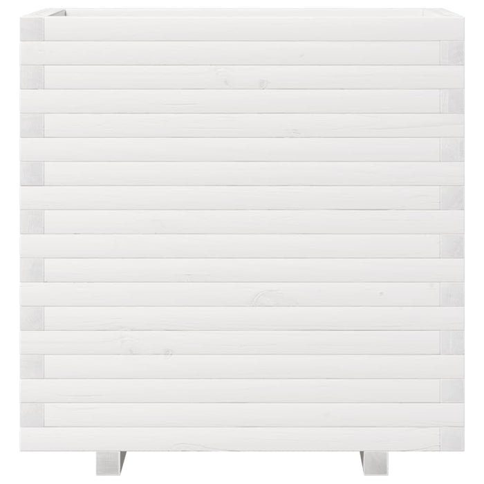 Vassoio per fioriera aiuola rialzata piante fiori terrazza giardino 70 x 40 x 72 cm legno massello di pino bianco 02_0037799