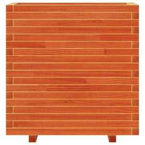 Vassoio per fioriera aiuola rialzata piante fiori terrazzo giardino cera 70 x 40 x 72 cm legno massello di pino marrone 02_0038486