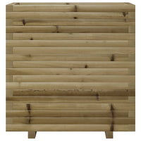 Vassoio per fioriera aiuola rialzata piante fiori terrazza giardino 70 x 40 x 72 cm legno di pino impregnato marrone 02_0037797