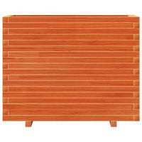 Vassoio per fioriera aiuola rialzata piante fiori terrazza giardino cera 90 x 40 x 72 cm legno di pino massiccio marrone 02_0038514