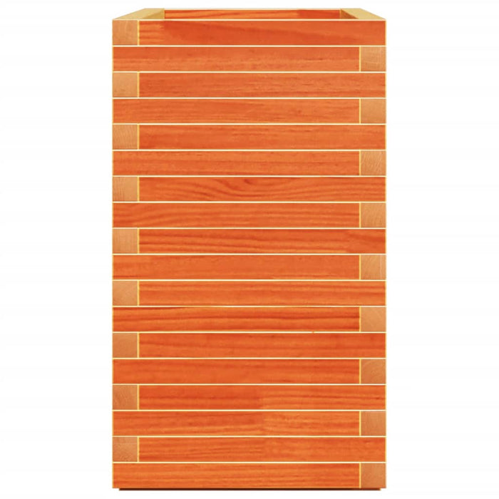 Vassoio per fioriera aiuola rialzata piante fiori terrazza giardino cera 90 x 40 x 72 cm legno di pino massiccio marrone 02_0038514