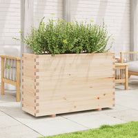 Fioriera da Giardino 110x40x72 cm Legno Massello di Pino 3282639