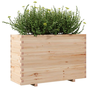 Fioriera da Giardino 110x40x72 cm Legno Massello di Pino 3282639