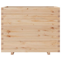 Vassoio per fioriera aiuola rialzata piante fiori terrazza giardino 90 x 60 x 72 cm legno di pino massiccio marrone 02_0038036