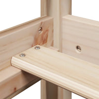 Letto a Soppalco con Tetto 80x200 cm in Legno di Pino 3281974