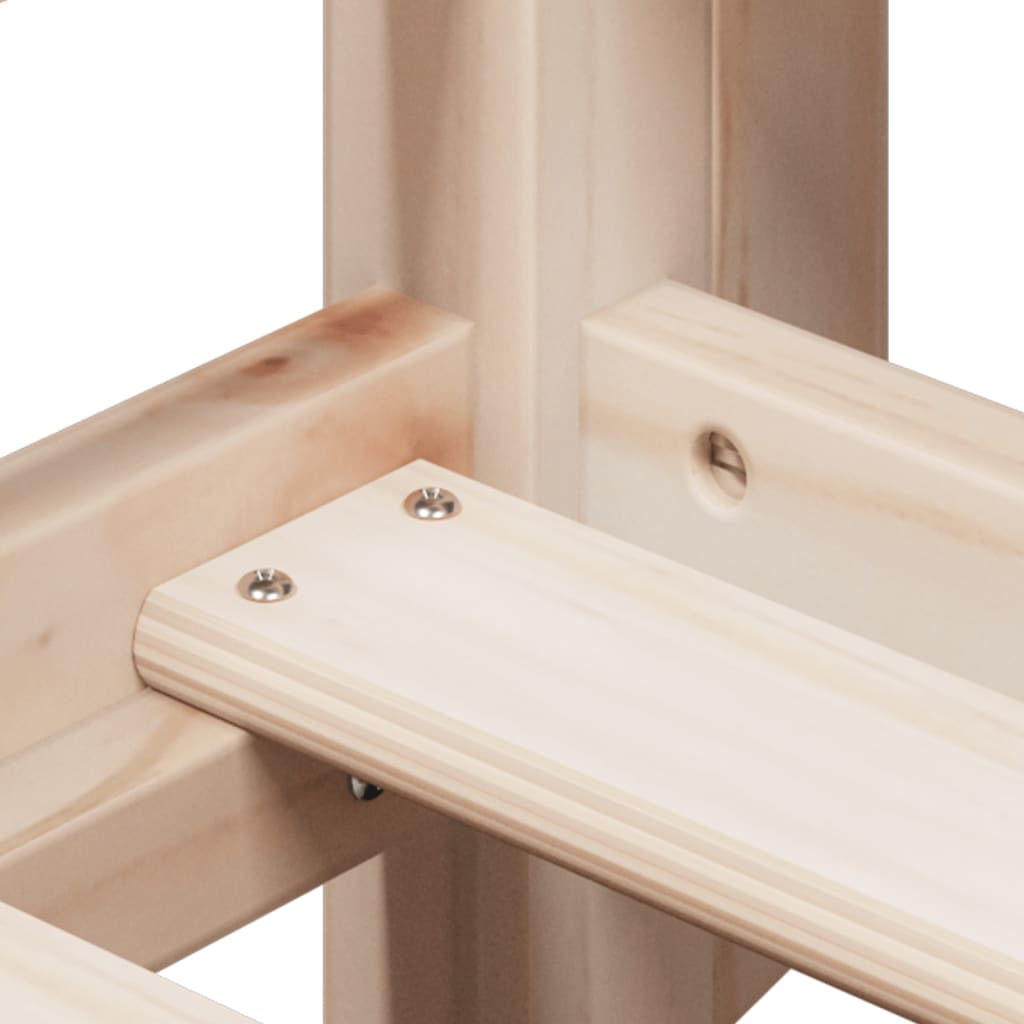 Letto a Castello senza Materasso 90x200cm Massello Pino