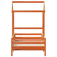 Giroletto con Tetto Cera 100x200 cm in Legno Massello di Pino 3282158