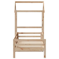 Dormeuse con Tetto 80x200 cm in Legno Massello di Pino 3282188