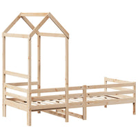 Dormeuse con Tetto 80x200 cm in Legno Massello di Pino