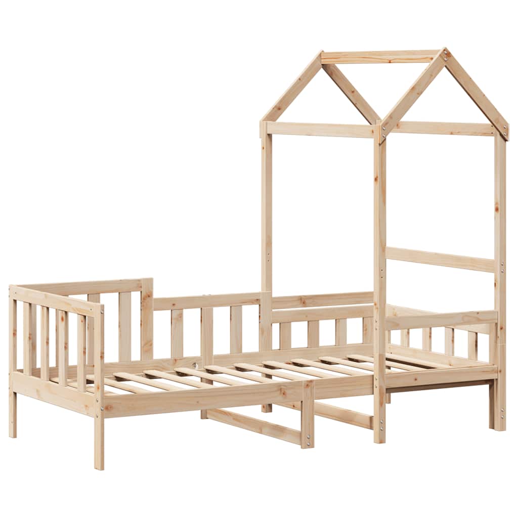 Dormeuse con Tetto 80x200 cm in Legno Massello di Pino 3282264