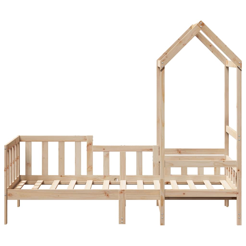 Dormeuse con Tetto 80x200 cm in Legno Massello di Pino 3282264
