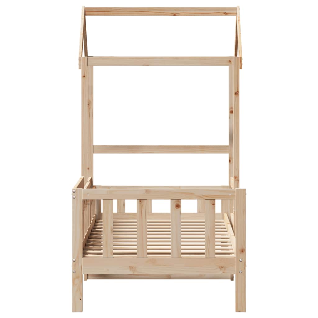 Dormeuse con Tetto 80x200 cm in Legno Massello di Pino 3282264
