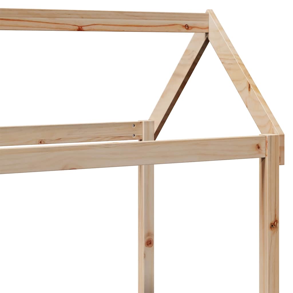 Dormeuse con Tetto 80x200 cm in Legno Massello di Pino 3282264