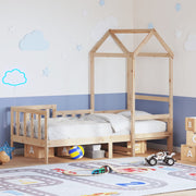 Dormeuse con Tetto 80x200 cm in Legno Massello di Pino 3282264