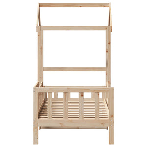 Dormeuse con Tetto 90x200 cm in Legno Massello di Pino 3282266