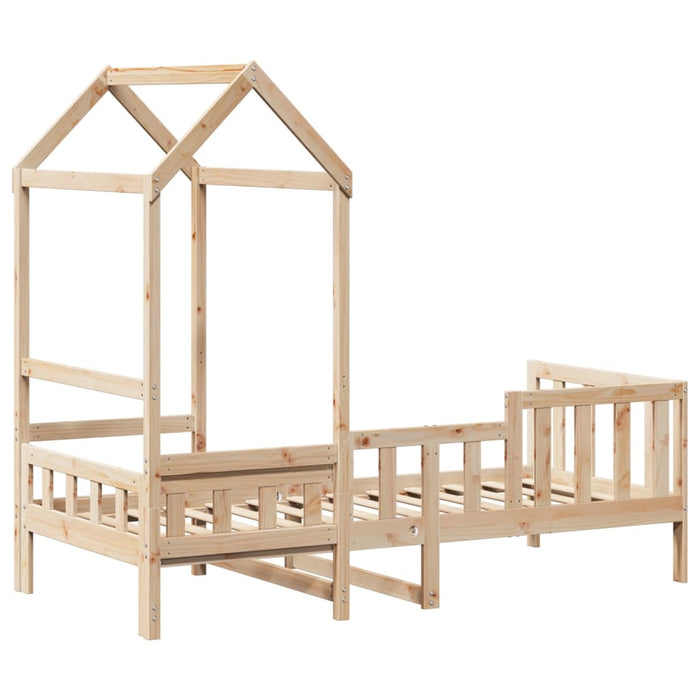 Dormeuse con Tetto 90x200 cm in Legno Massello di Pino 3282266