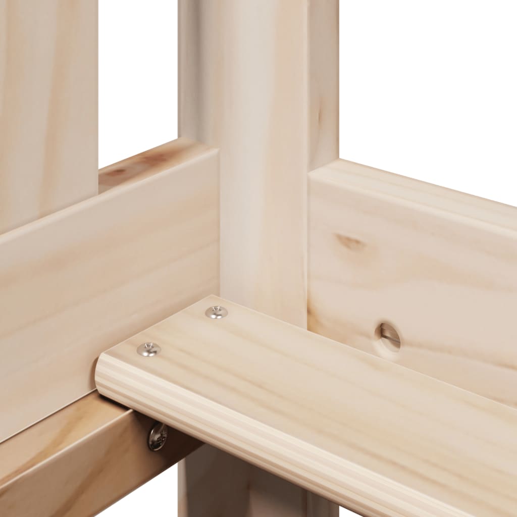 Dormeuse con Tetto 90x200 cm in Legno Massello di Pino 3282266