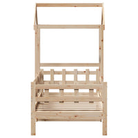 Dormeuse con Tetto 90x200 cm in Legno Massello di Pino 3282314