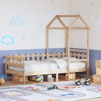 Dormeuse con Tetto 90x190 cm in Legno Massello di Pino 3282316