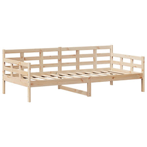 Set Dormeuse e Panca con Tetto 80x200cm Legno Massello di Pino 3282332