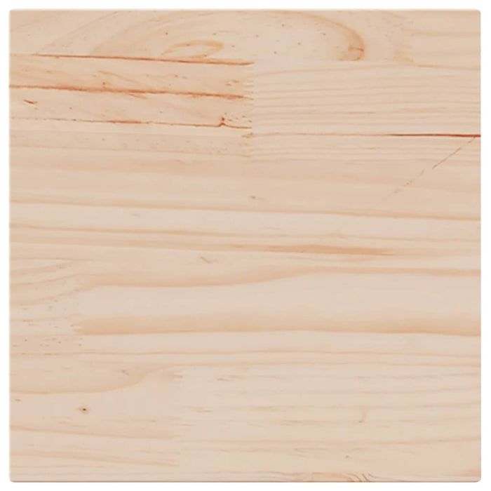 Piano Tavolo 40x40x1,7 cm Quadrato in Legno Massello di Pino 847409
