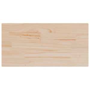 Piani Tavolo 2 pz 80x40x1,7 cm Rettangolare Legno Massello Pino 847414