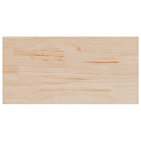 Piani Tavolo 2 pz 80x40x1,7 cm Rettangolare Legno Massello Pino