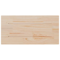 Piani Tavolo 2 pz 80x40x1,7 cm Rettangolare Legno Massello Pino 847414