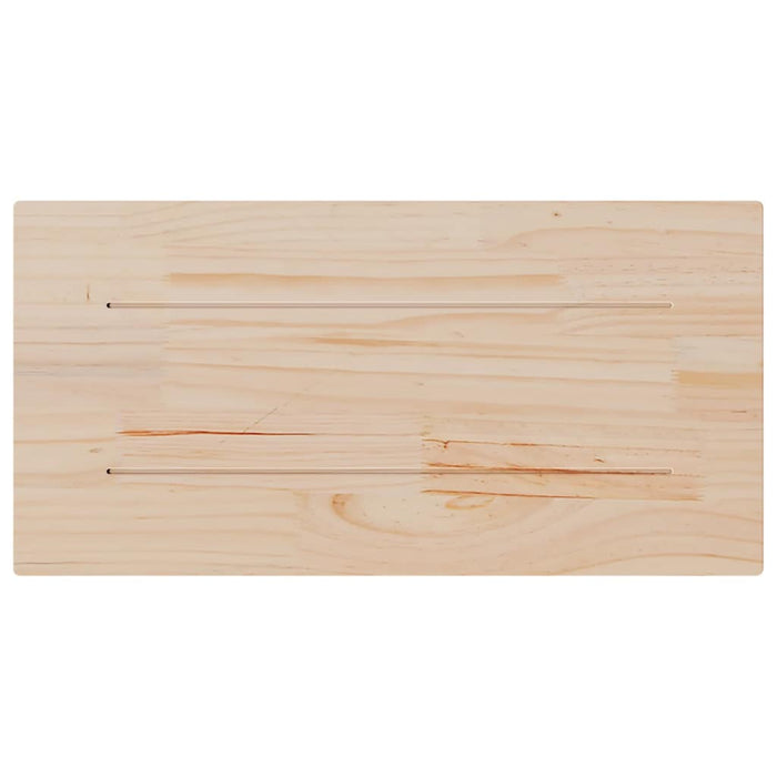 Piani Tavolo 2 pz 80x40x1,7 cm Rettangolare Legno Massello Pino 847414