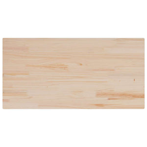 Piano per Tavolo 100x50x1,7 cm Rettangolare Legno Massello Pino