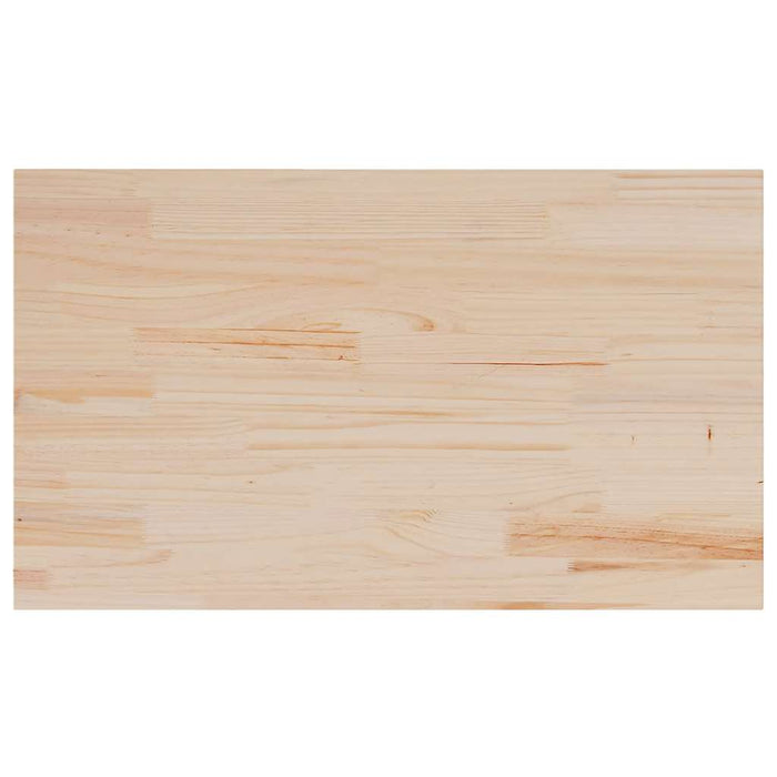 Piani Tavolo 3 pz 80x47x1,7 cm Rettangolare Legno Massello Pino