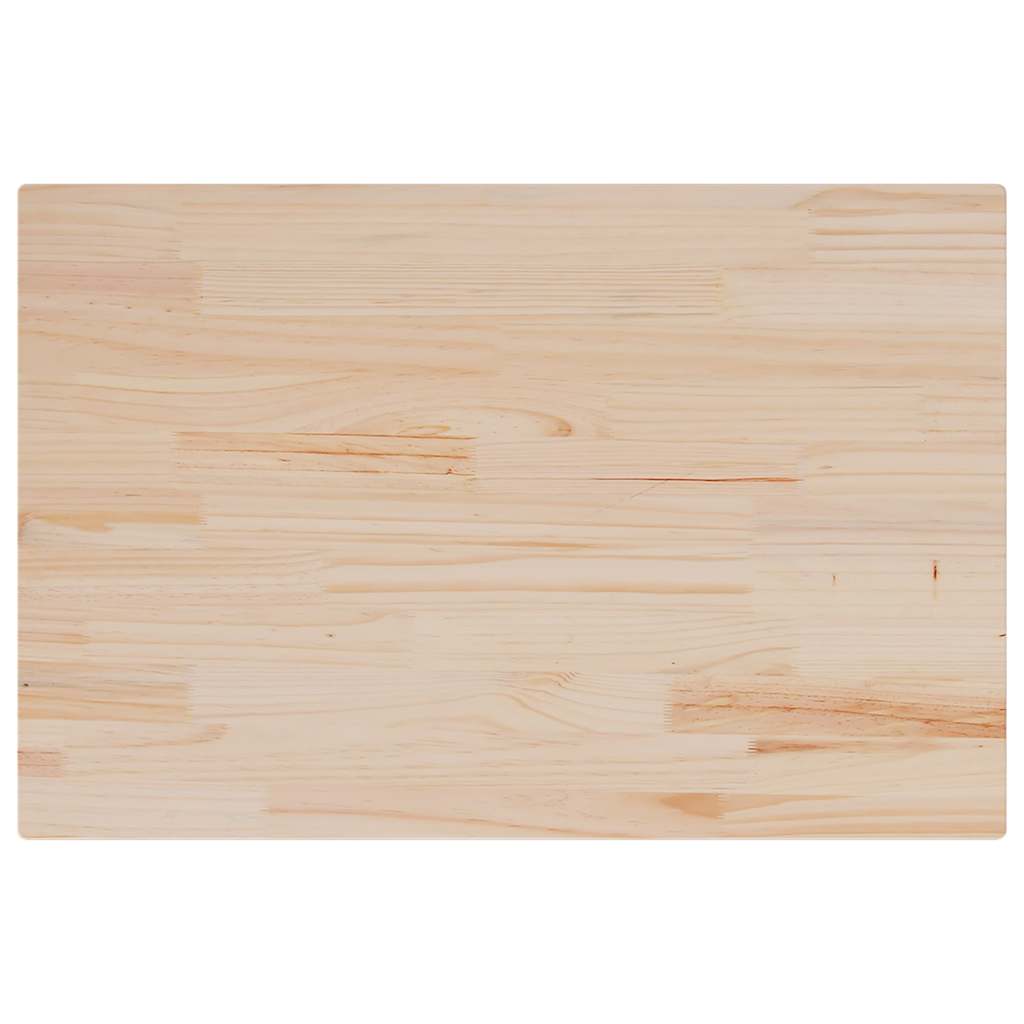Piani Tavolo 3 pz 80x53x1,7 cm Rettangolare Legno Massello Pino