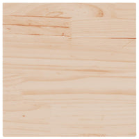 Piano per Tavolo 40x40x2,5 cm Quadrato Legno Massello di Pino