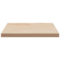 Piano per Tavolo 40x40x2,5 cm Quadrato Legno Massello di Pino 847423