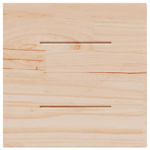 Piano per Tavolo 40x40x2,5 cm Quadrato Legno Massello di Pino