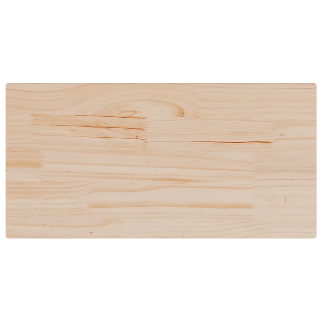 Piani Tavolo 2 pz 60x30x2,5 cm Rettangolare Legno Massello Pino