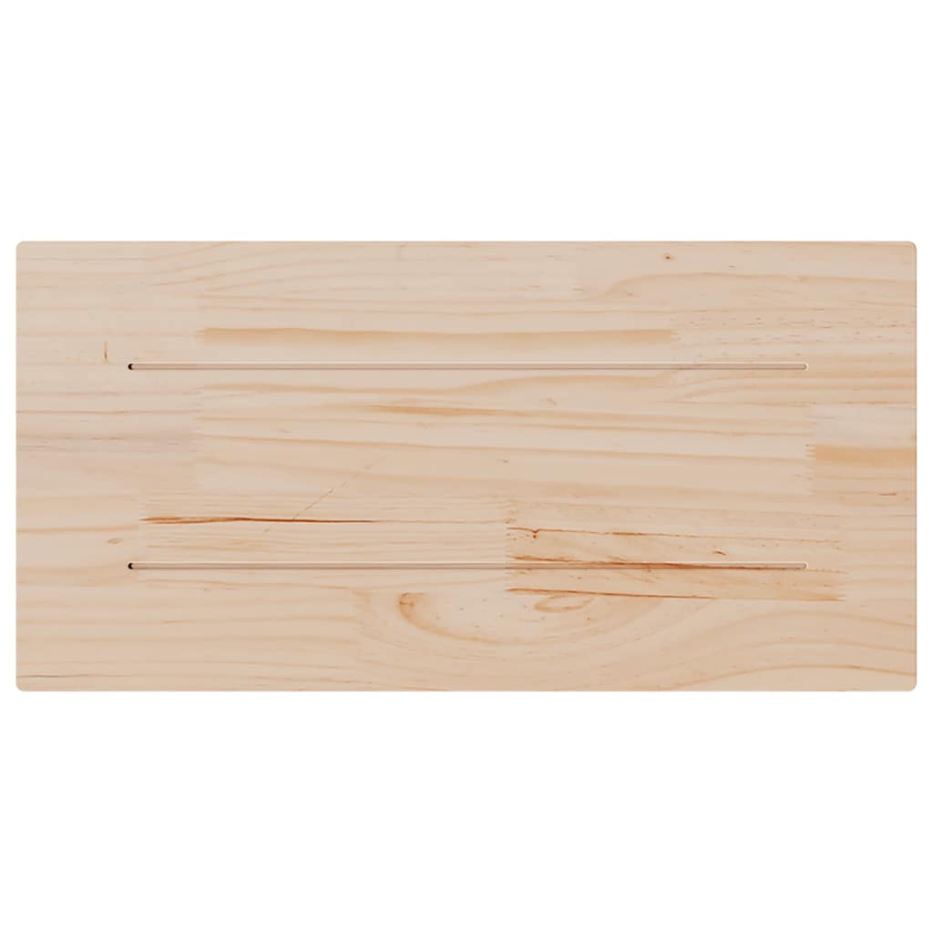 Piani Tavolo 2 pz 80x40x2,5 cm Rettangolare Legno Massello Pino 847428
