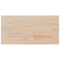 Piani Tavolo 2 pz 80x40x2,5 cm Rettangolare Legno Massello Pino 847428