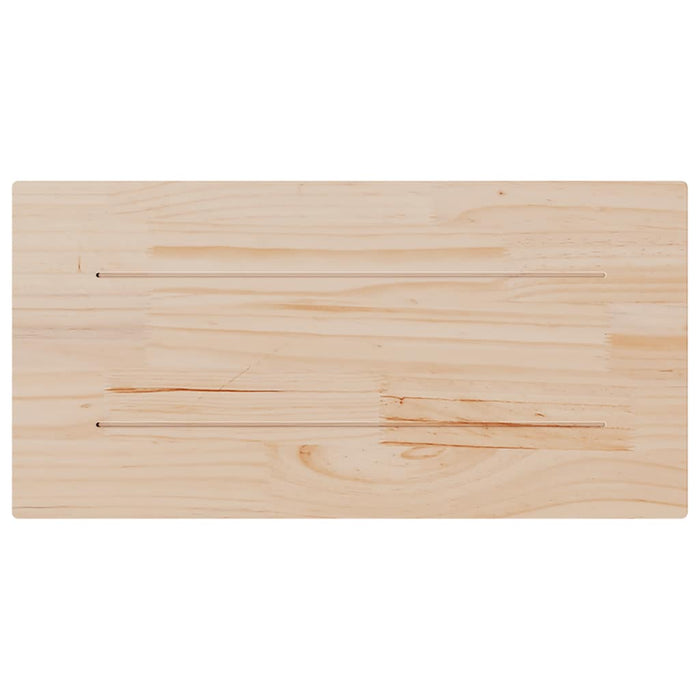 Piani Tavolo 2 pz 80x40x2,5 cm Rettangolare Legno Massello Pino 847428
