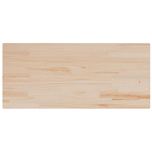 Piano Tavolo 90x40x2,5 cm Rettangolare Legno Massello di Pino