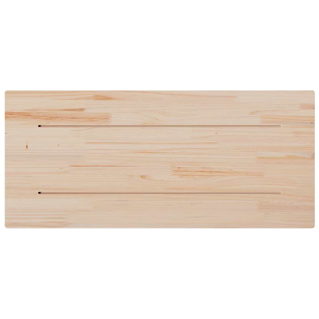 Piano Tavolo 90x40x2,5 cm Rettangolare Legno Massello di Pino