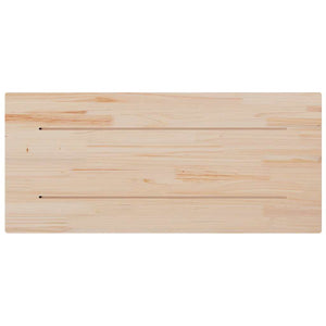 Piano Tavolo 90x40x2,5 cm Rettangolare Legno Massello di Pino