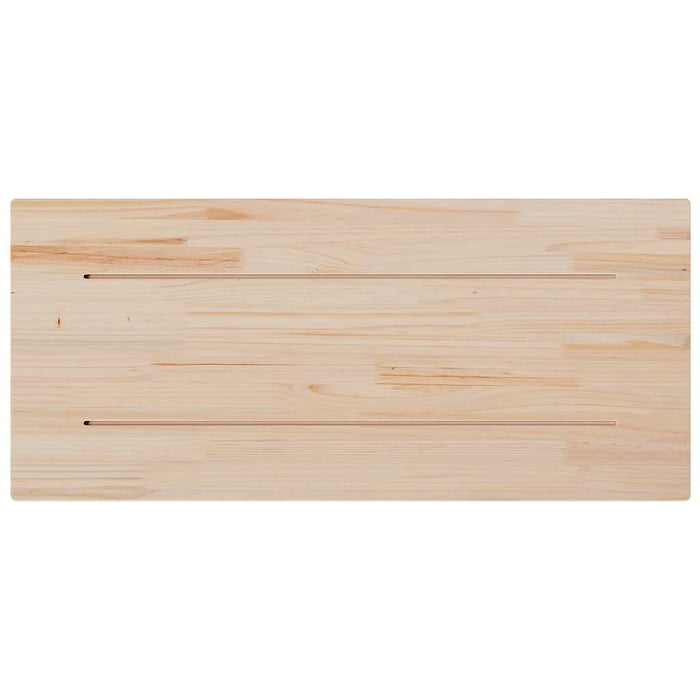 Piano Tavolo 90x40x2,5 cm Rettangolare Legno Massello di Pino